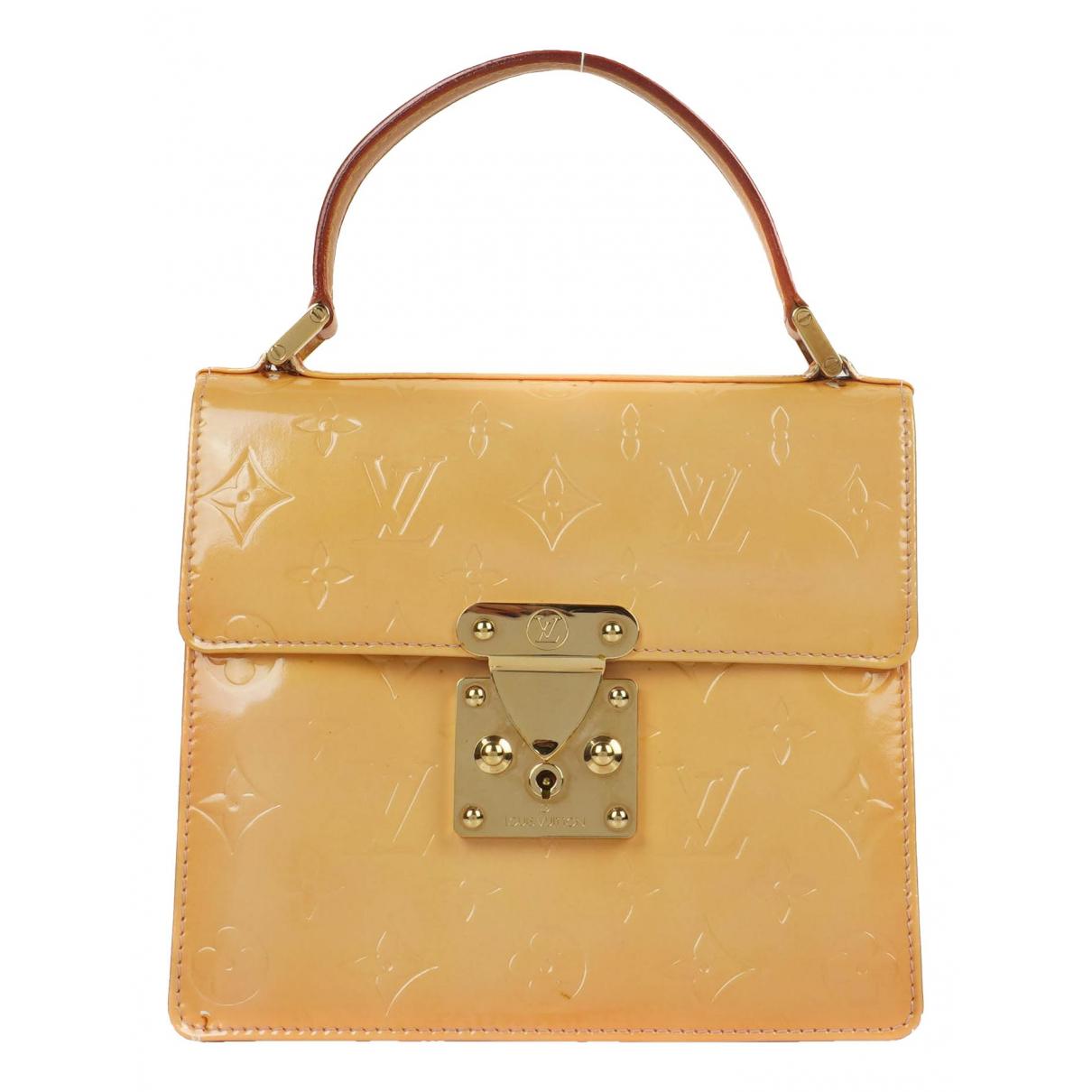Louis Vuitton - Authenticated Noé Handbag - Leather Orange Plain for Women, Good Condition