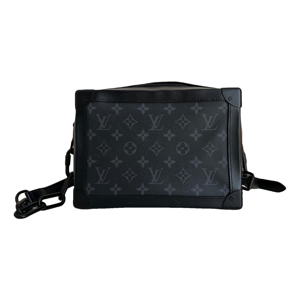 Trio messenger cloth bag Louis Vuitton Black in Cloth - 33421430