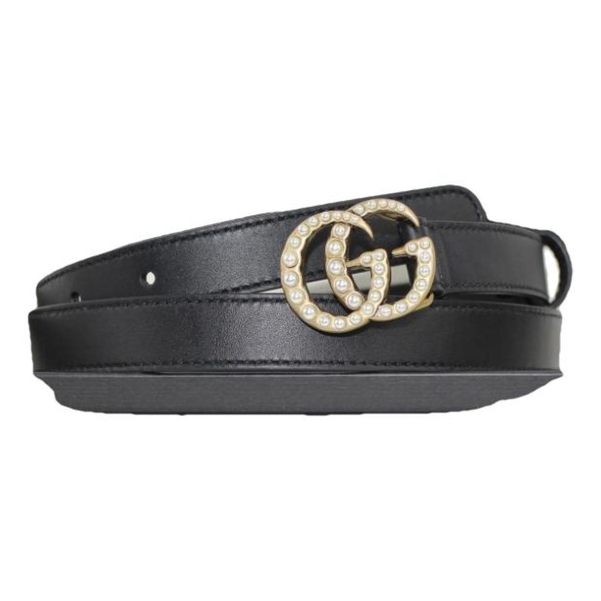 Gucci Brown Leather Silver Toned Hardware Interlocking G Buckle Belt 5 –  Queen Bee of Beverly Hills