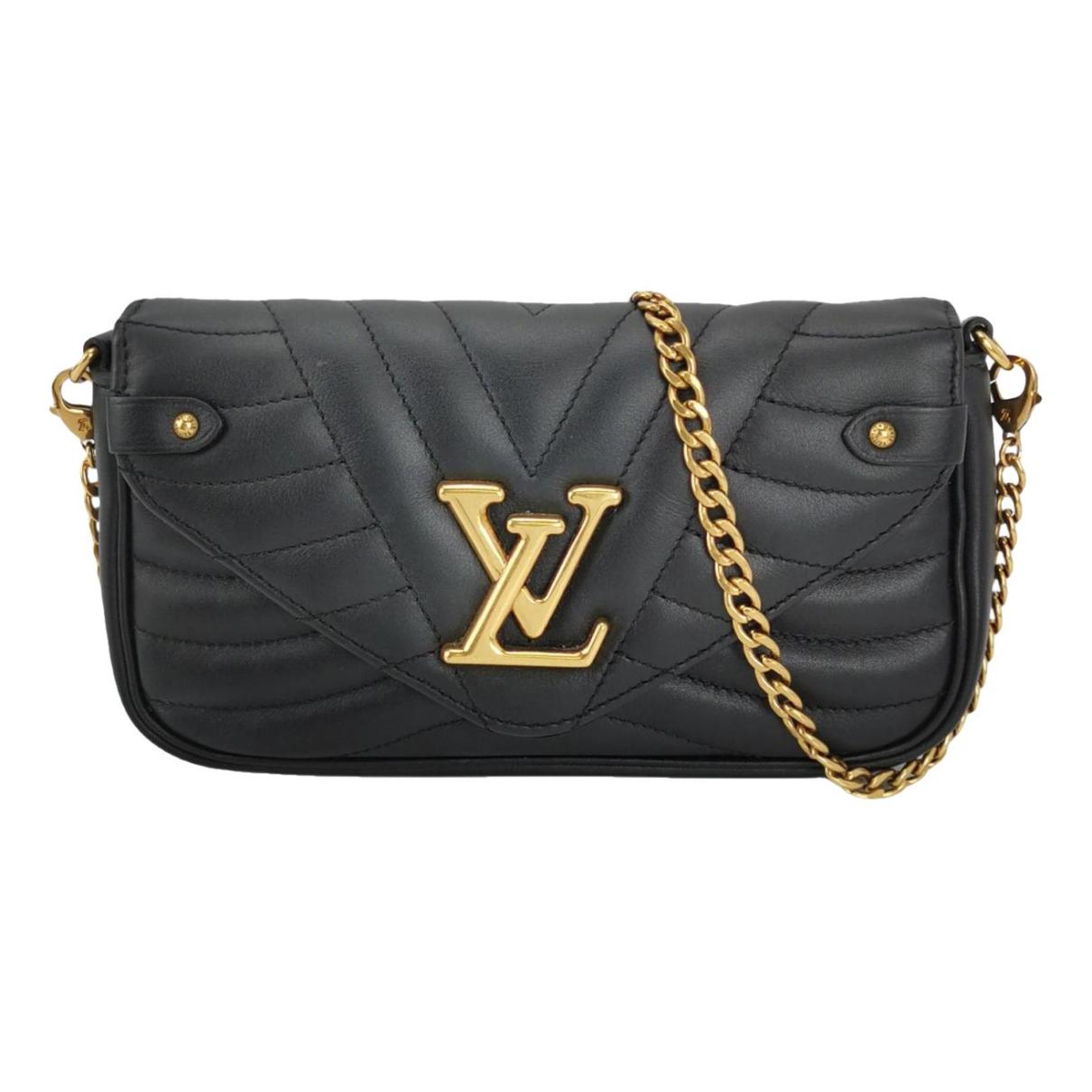 Louis Vuitton New Wave Chain Bag GM Black Cowhide