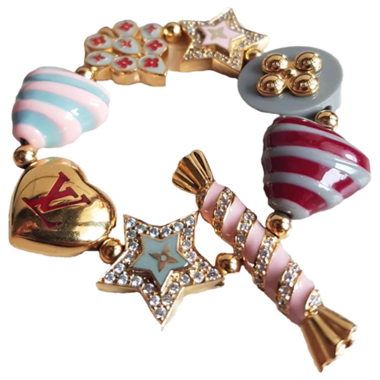 Louis Vuitton Crystal Petit Louis Bracelet - Brass Link, Bracelets -  LOU790351