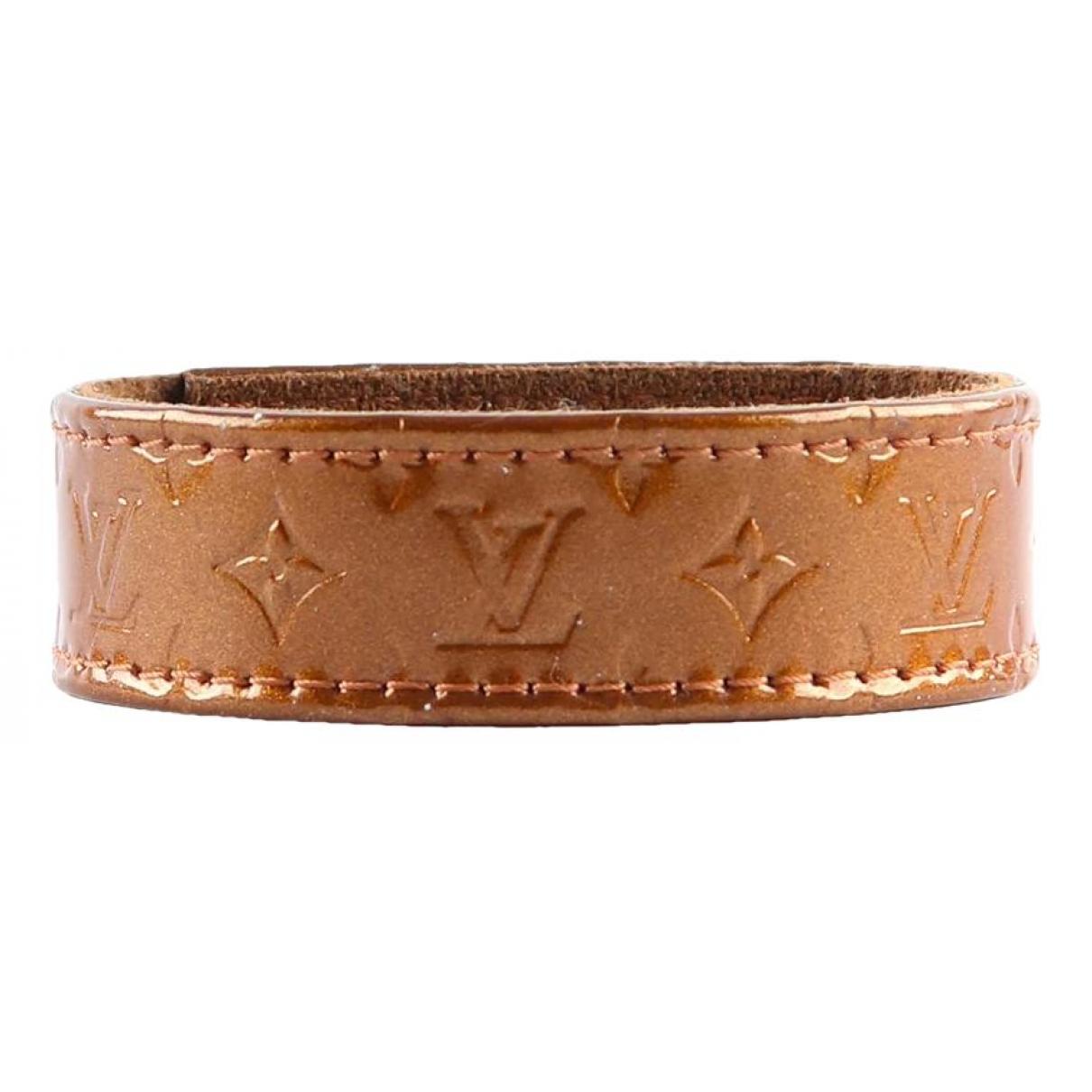 Keep it leather bracelet Louis Vuitton Brown in Leather - 33522658