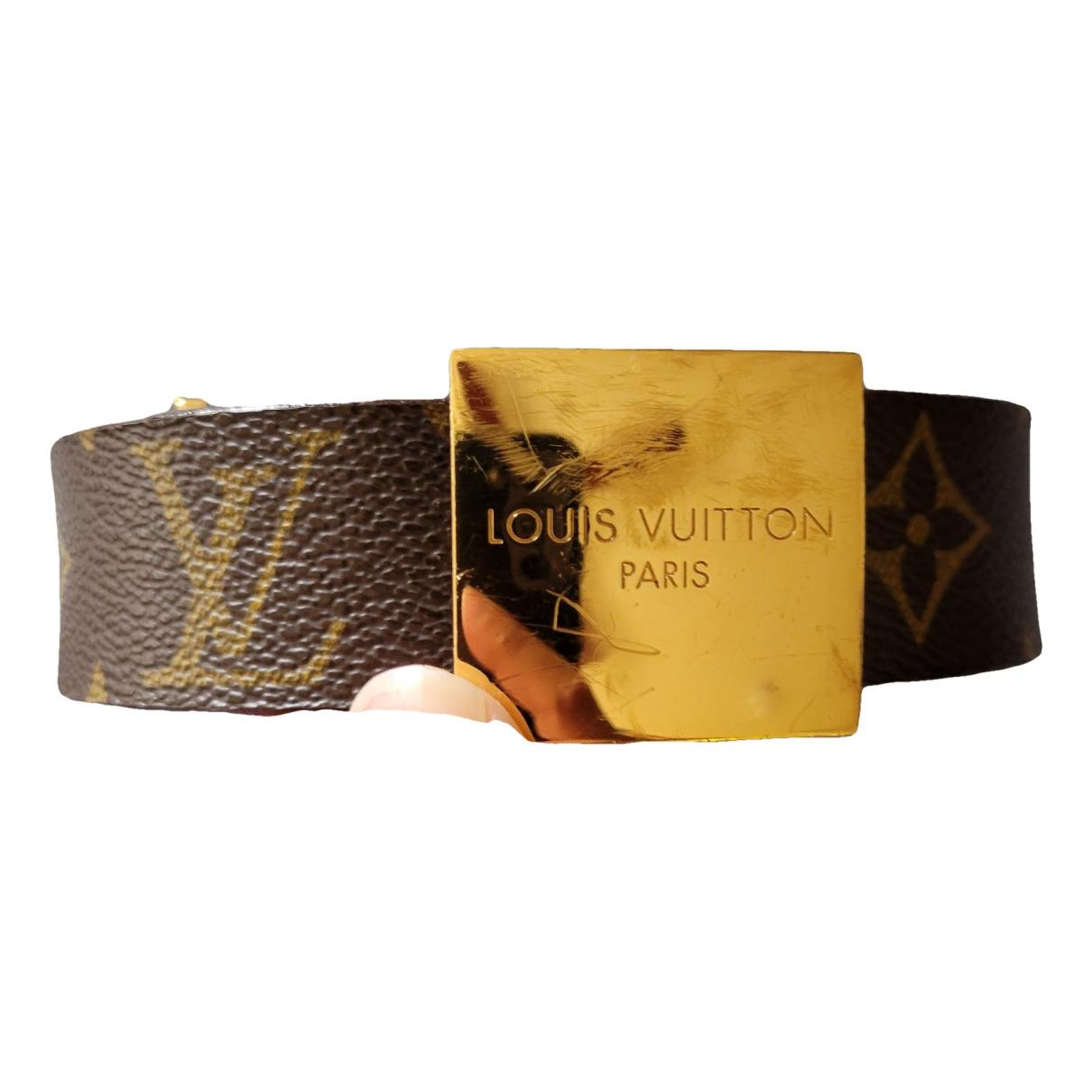 Leather belt Louis Vuitton Multicolour size 90 cm in Leather