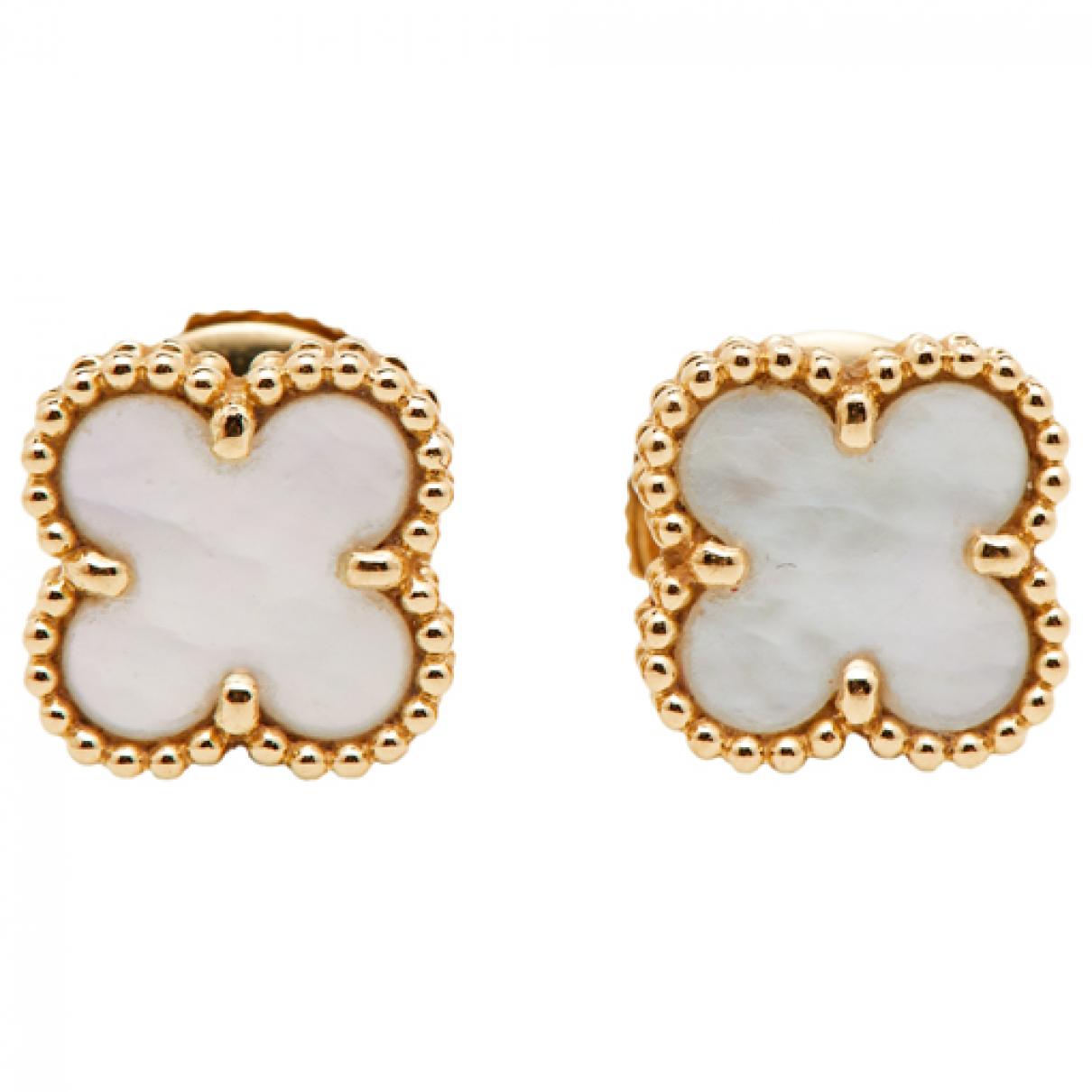 Louis Vuitton Color Blossom Earrings Yellow and White Gold and PavÃ Diamond