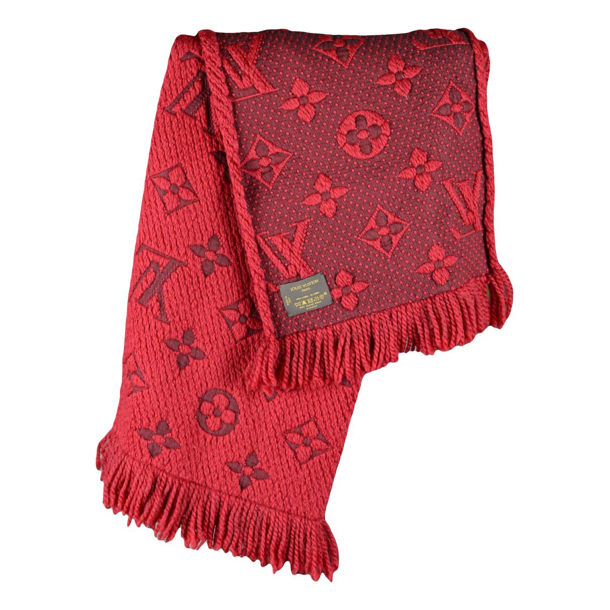 Logomania wool scarf Louis Vuitton Beige in Wool - 27987857