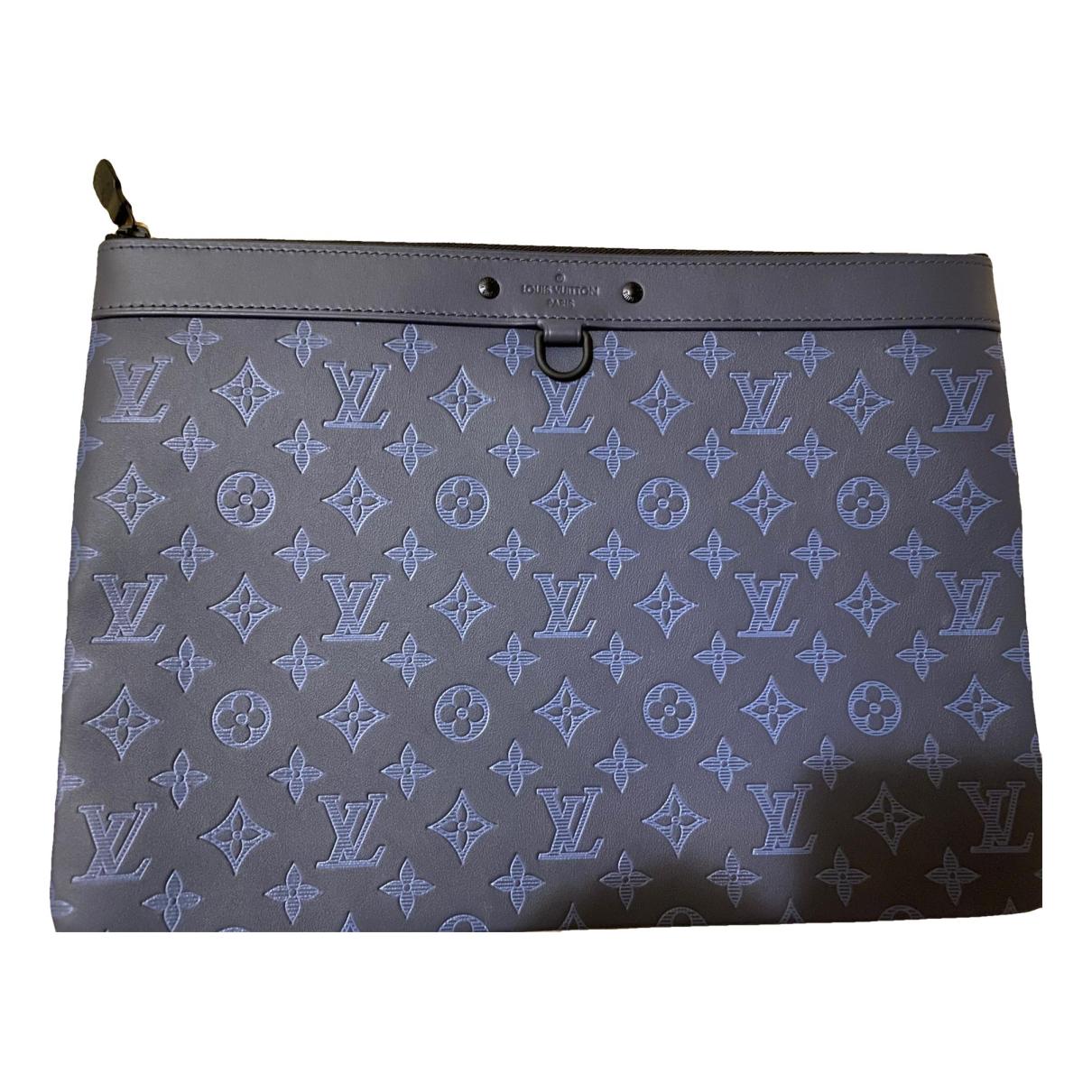 Louis Vuitton - Authenticated Pochette Voyage Small Bag - Leather Blue Plain for Men, Never Worn