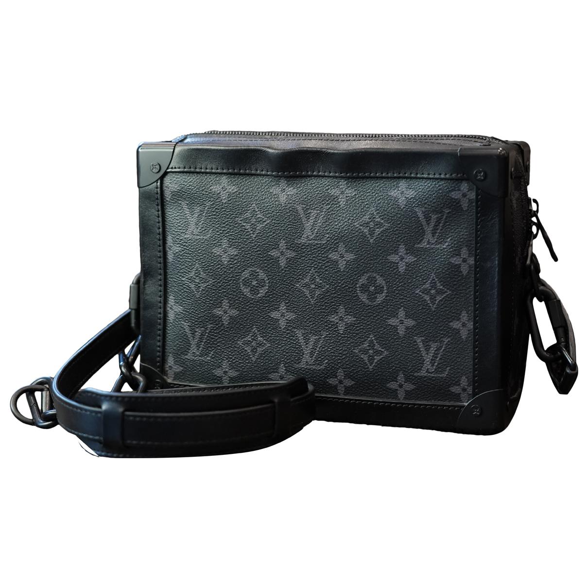 Avenue sling cloth bag Louis Vuitton Black in Cloth - 33669713