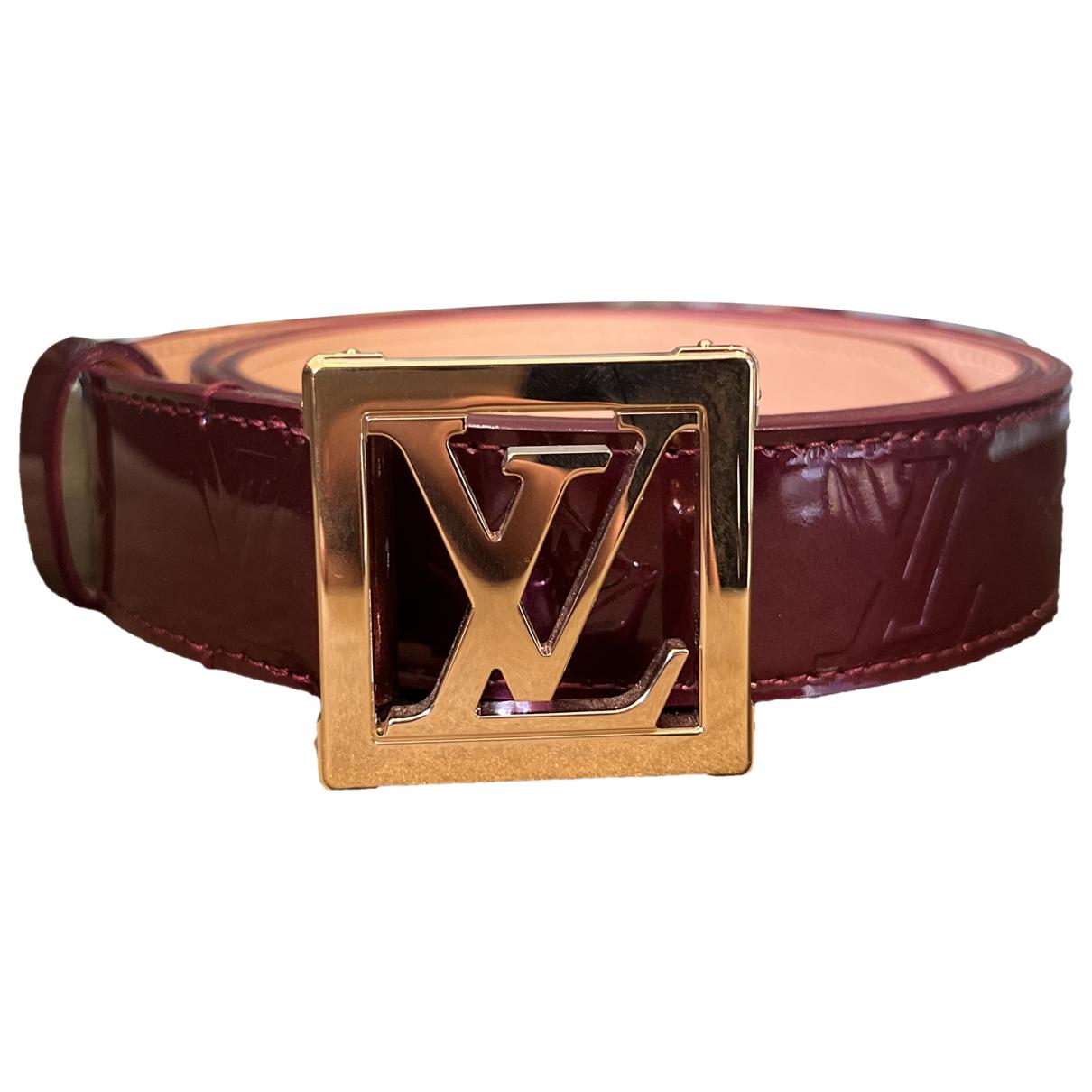 Initiales leather belt Louis Vuitton Pink size 85 cm in Leather - 23857661