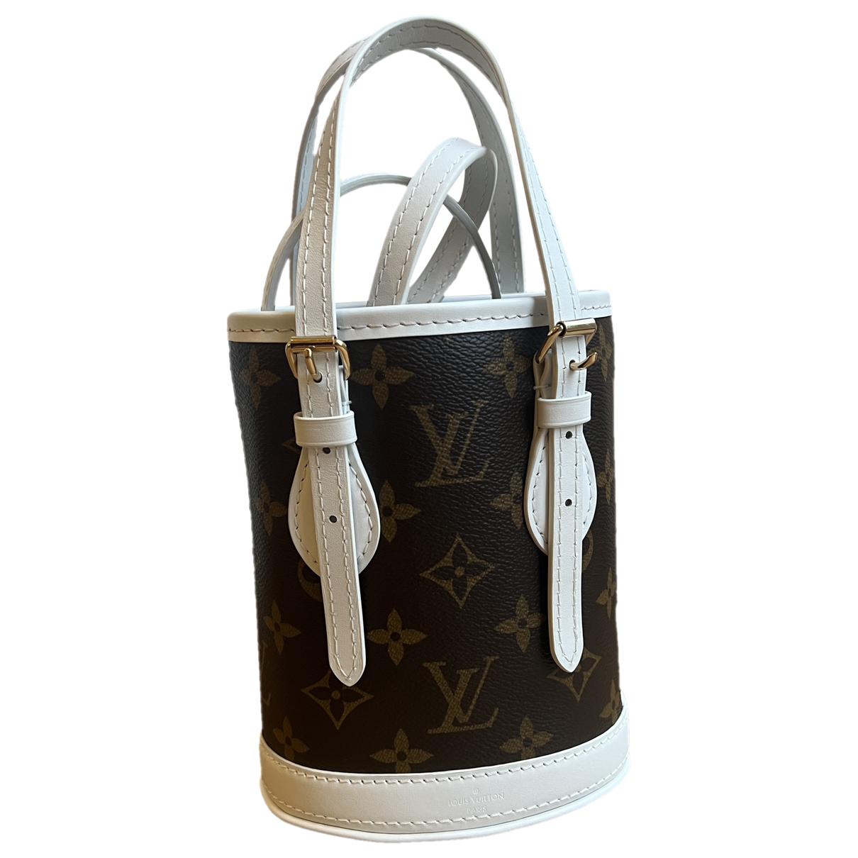 Cannes cloth handbag Louis Vuitton Brown in Cloth - 37157515