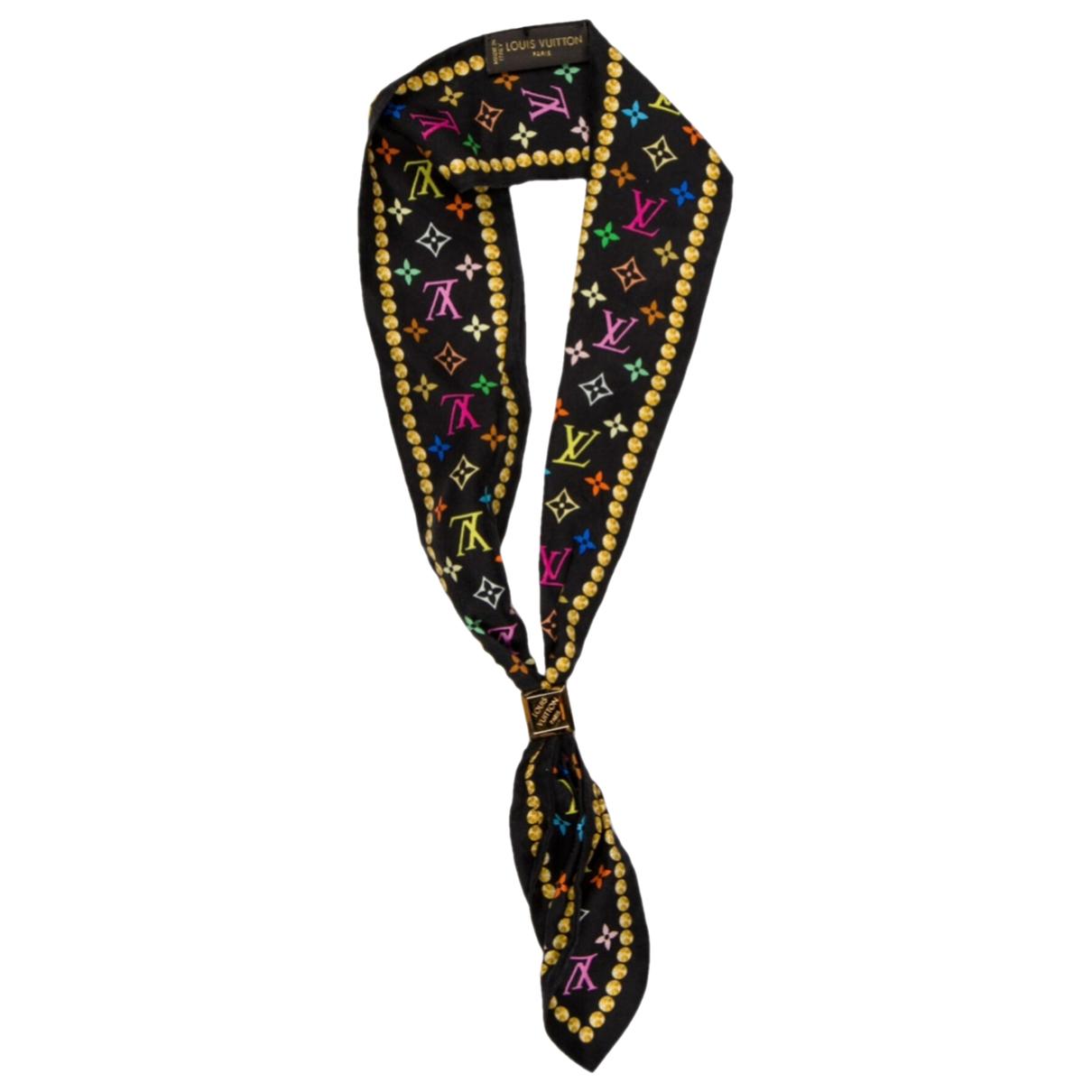Châle monogram shine silk scarf Louis Vuitton Multicolour in Silk - 27945060