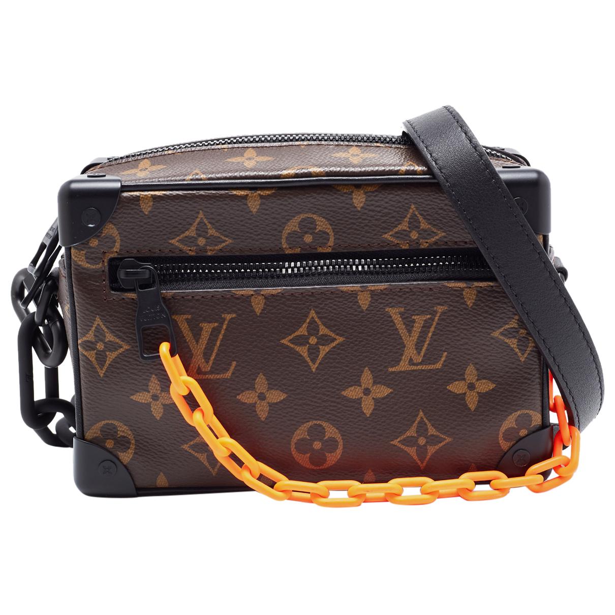 Christopher backpack cloth bag Louis Vuitton Brown in Cloth - 32437695