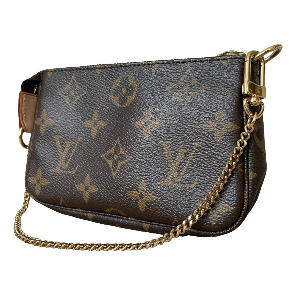 Louis Vuitton NEW Nude Black Leather Evening Small Clutch Shoulder Bag in  Box For Sale at 1stDibs