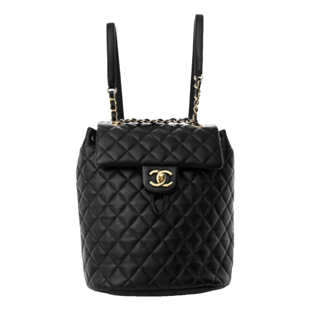 Urban spirit leather backpack Chanel Black in Leather - 16426470