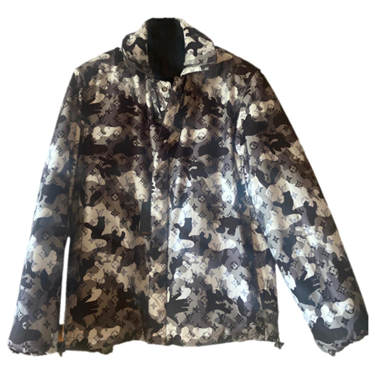 Louis Vuitton Biker jackets Blue Cotton ref.883076 - Joli Closet