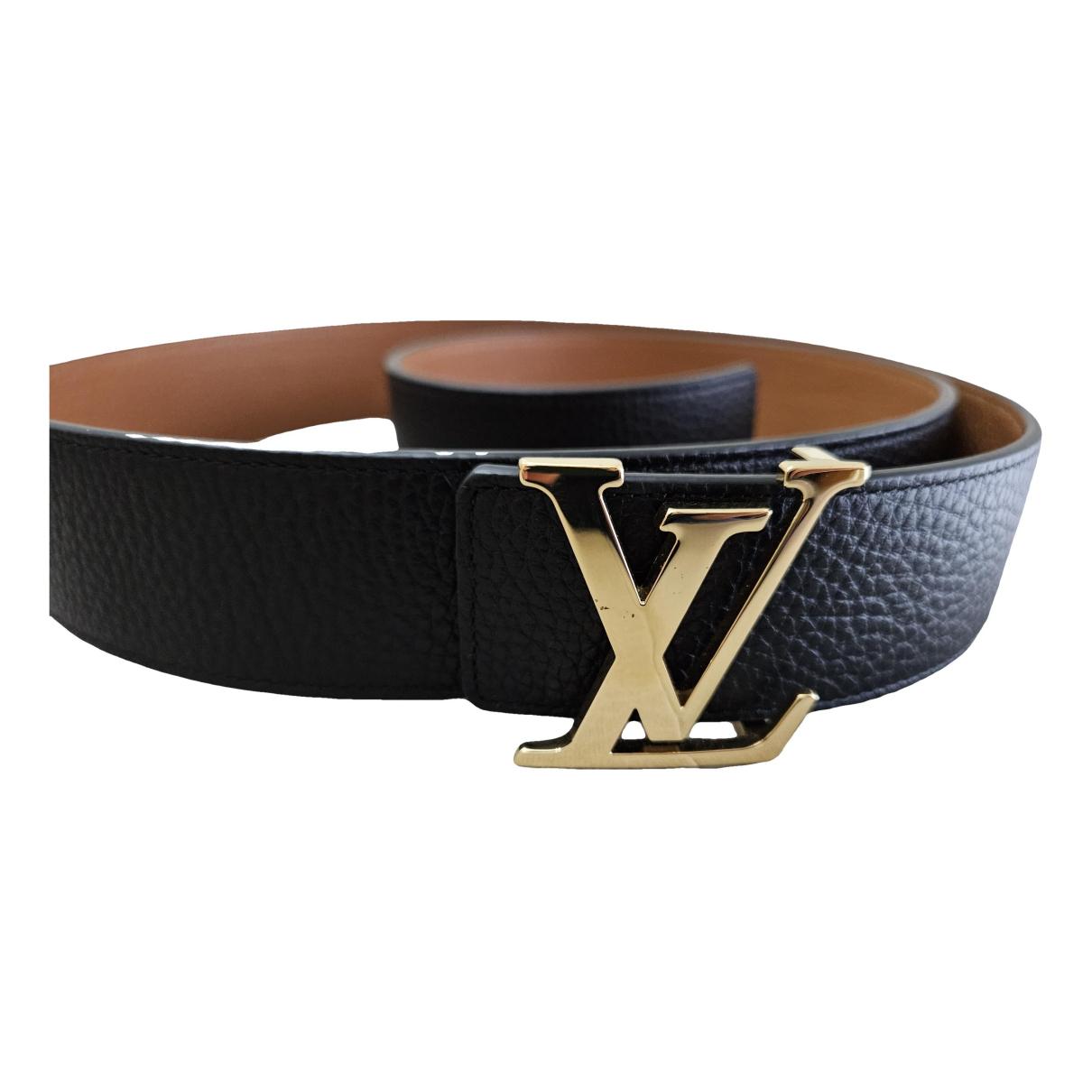 Cinturones Louis Vuitton de color negro para Hombre - Vestiaire Collective