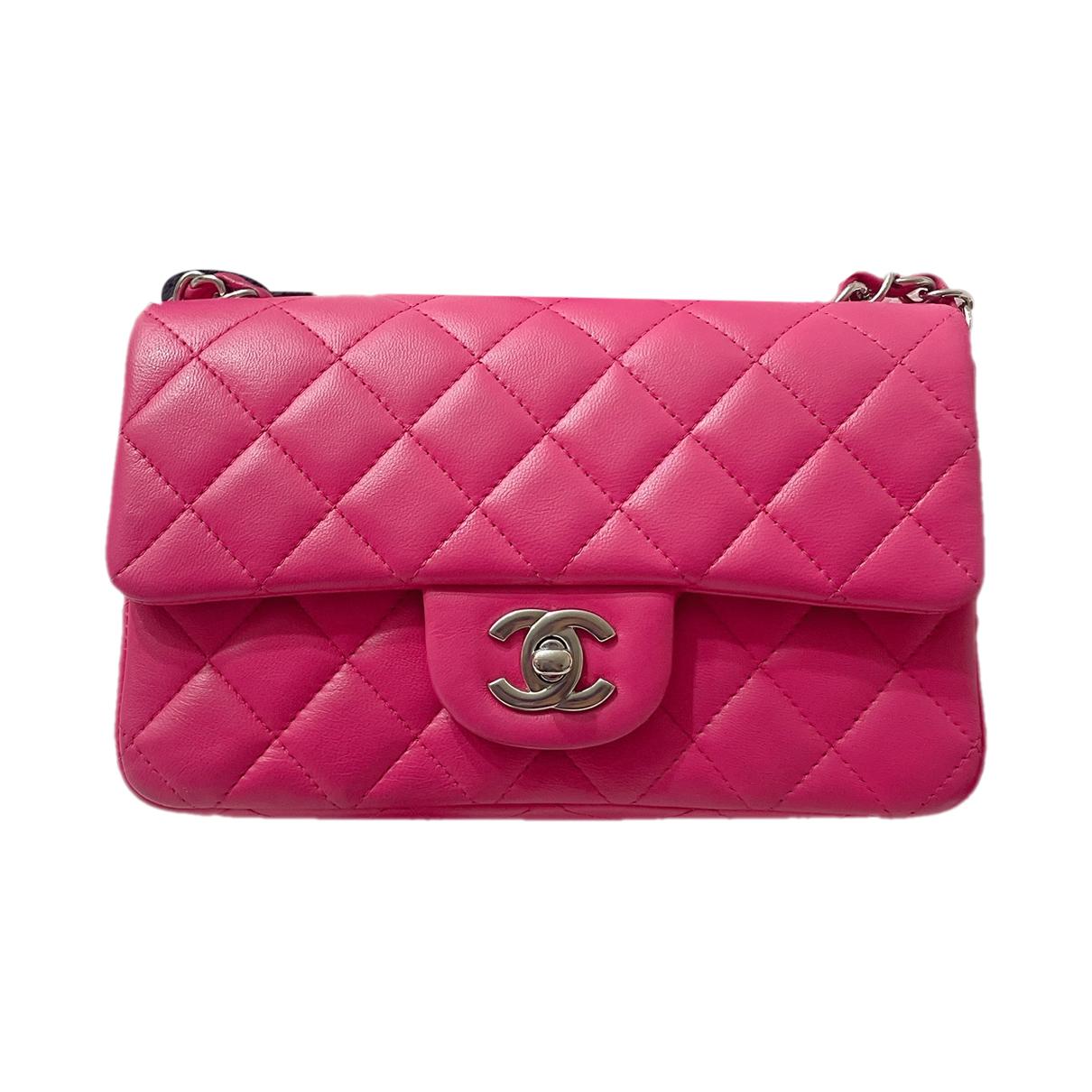 Timeless/classique handbag Chanel Pink in Suede - 30441424