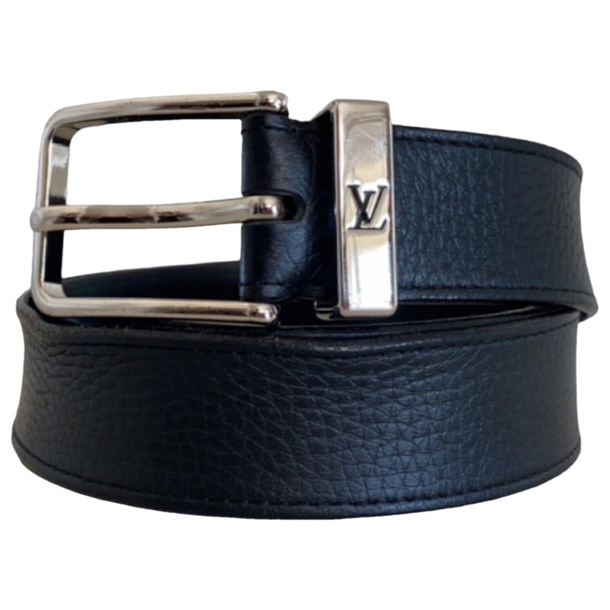 Initiales leather belt Louis Vuitton Brown size 90 cm in Leather - 36750507