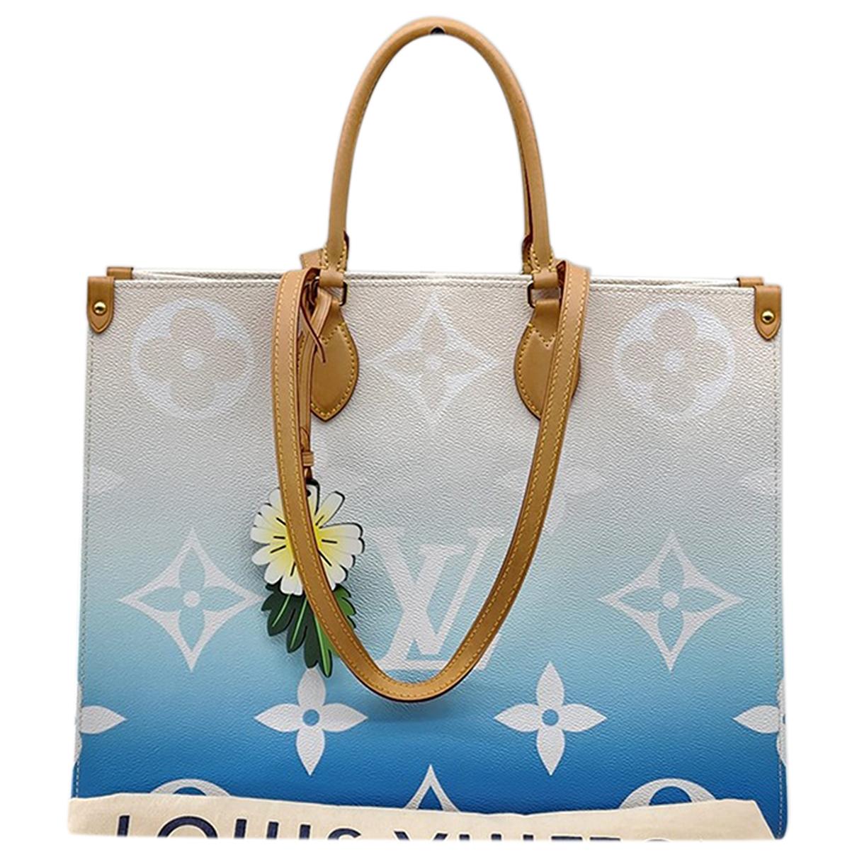 Onthego leather tote Louis Vuitton Multicolour in Leather - 31779960