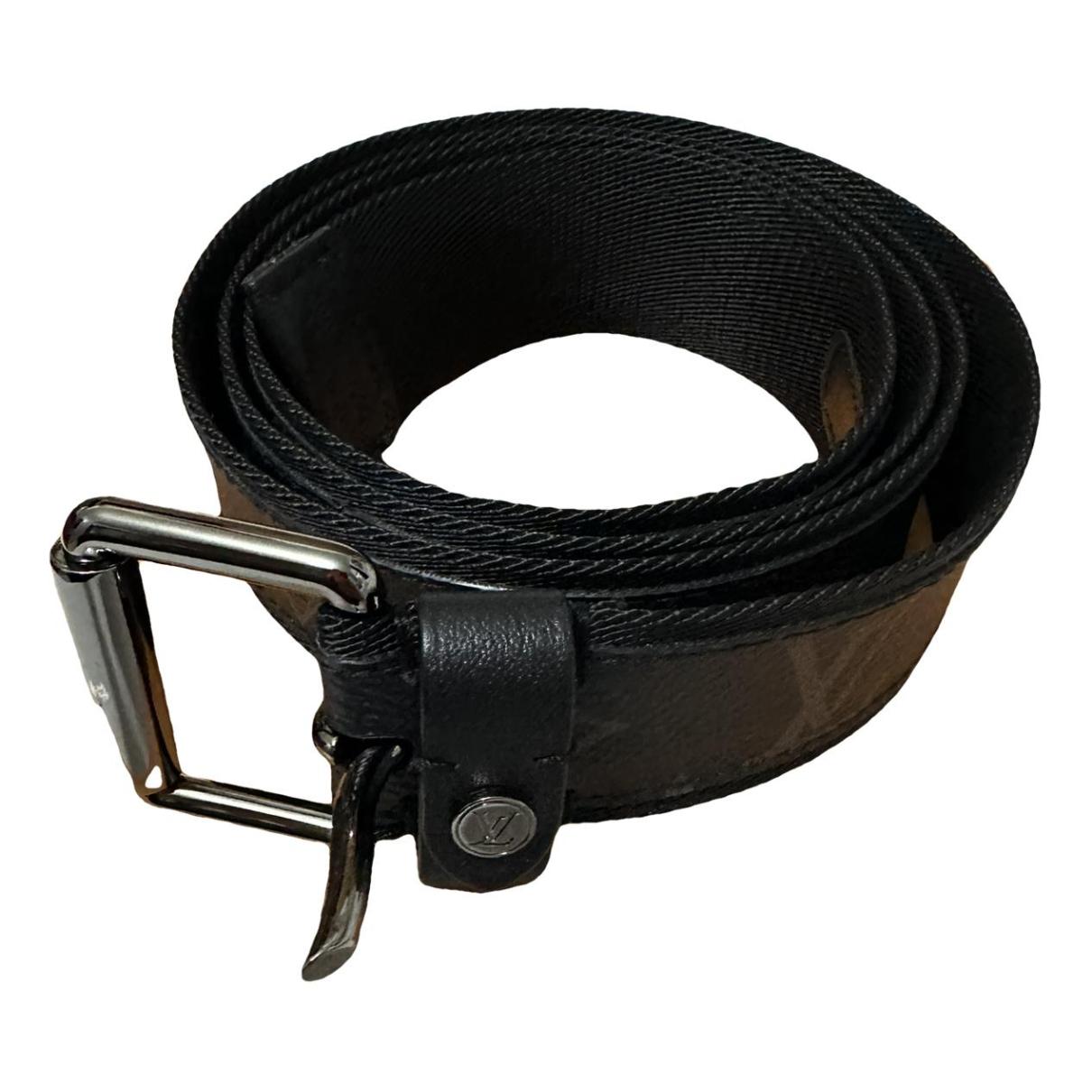 Leather belt Louis Vuitton Black size 100 cm in Leather - 35827233