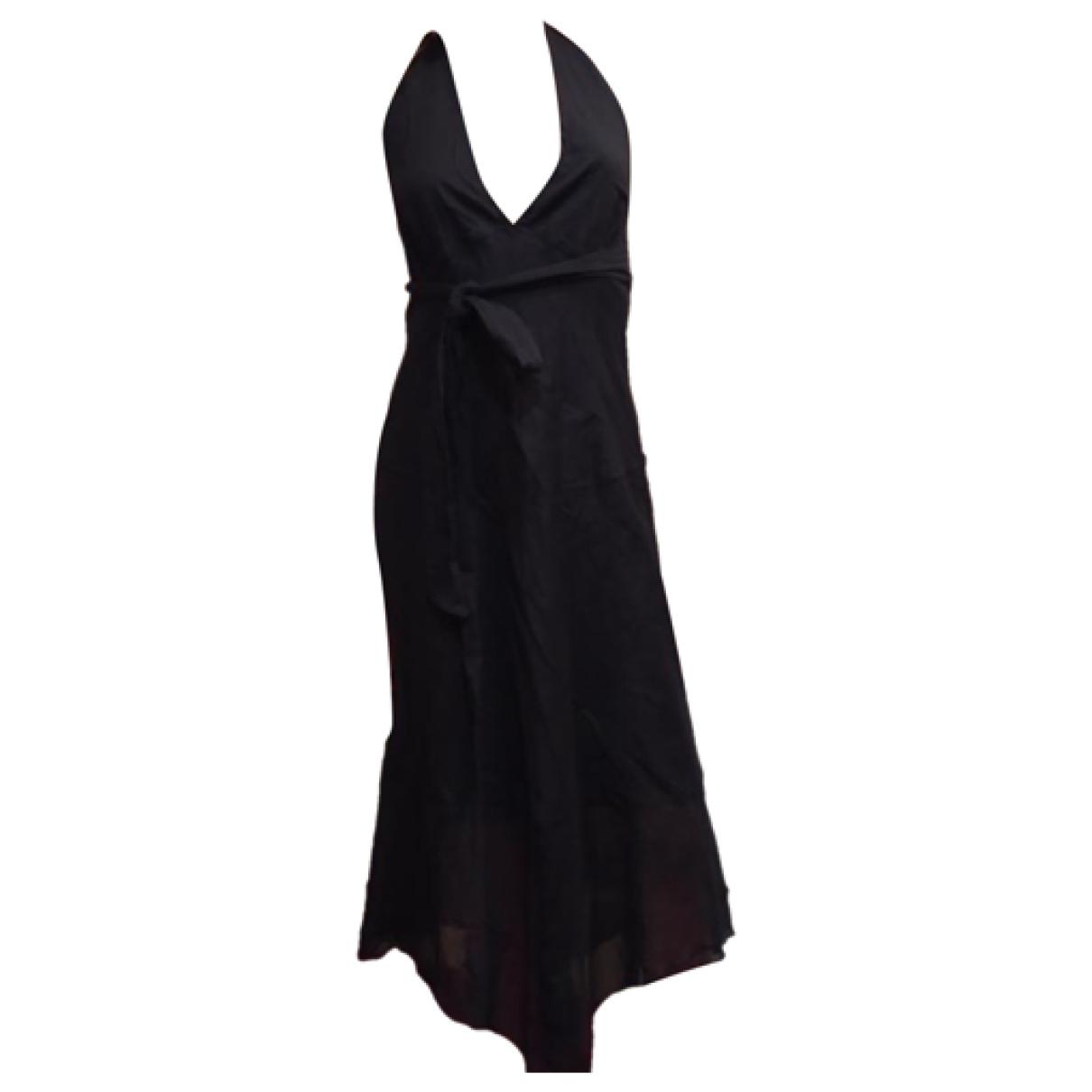 Mid-length dress Chanel Black size 40 FR in Viscose - 38958786