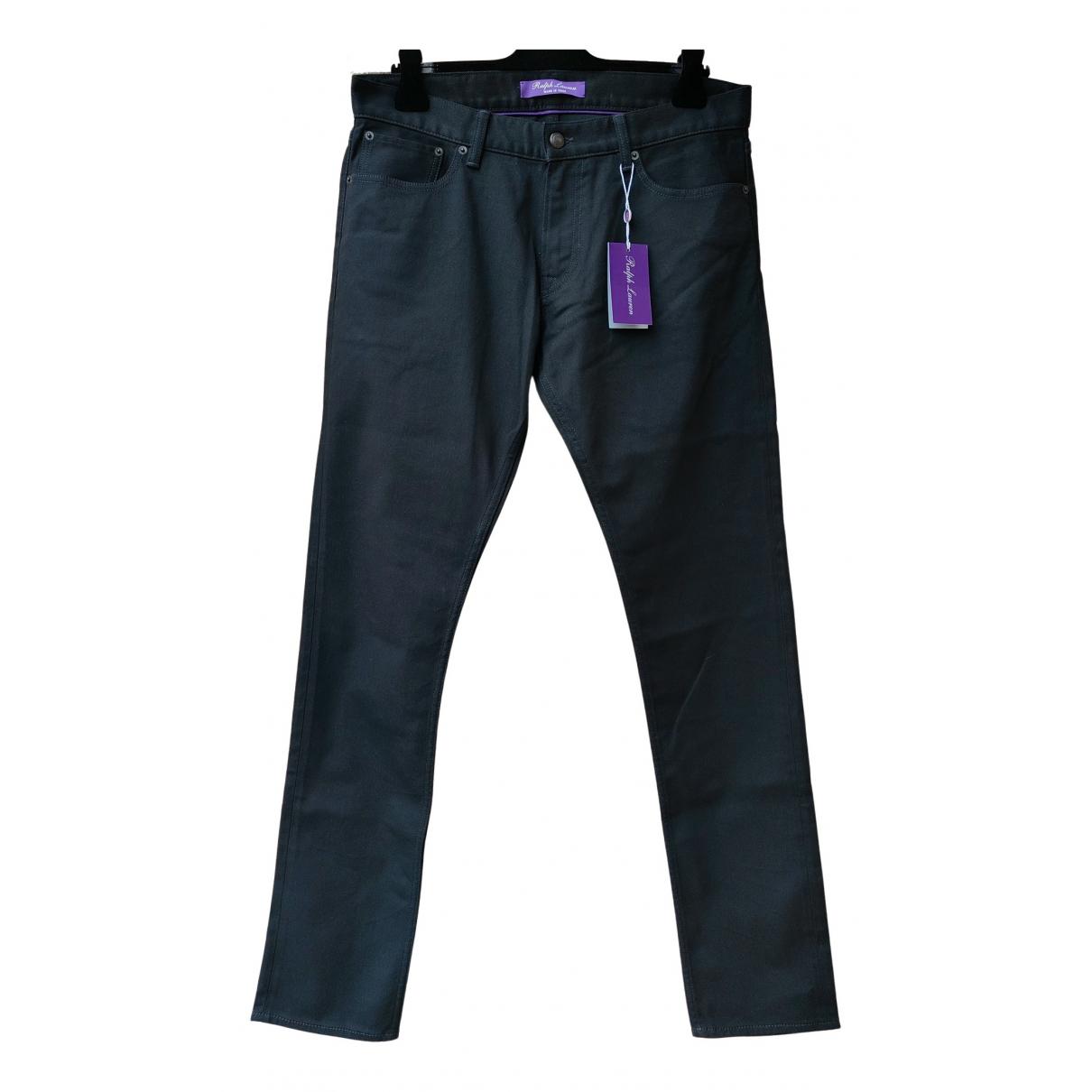 Ralph Lauren Purple Label Men's Slim Jeans - Black Size 34