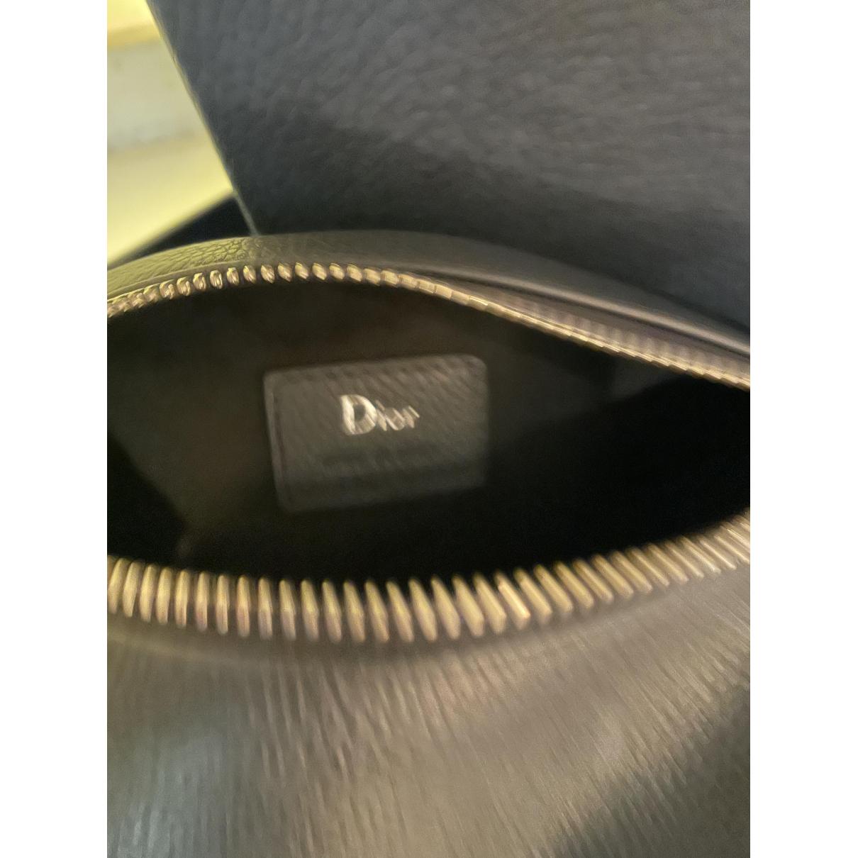 Christian Dior Black Mini Leather Profrated Roller Handbag CBRZXSA 144 –  Max Pawn