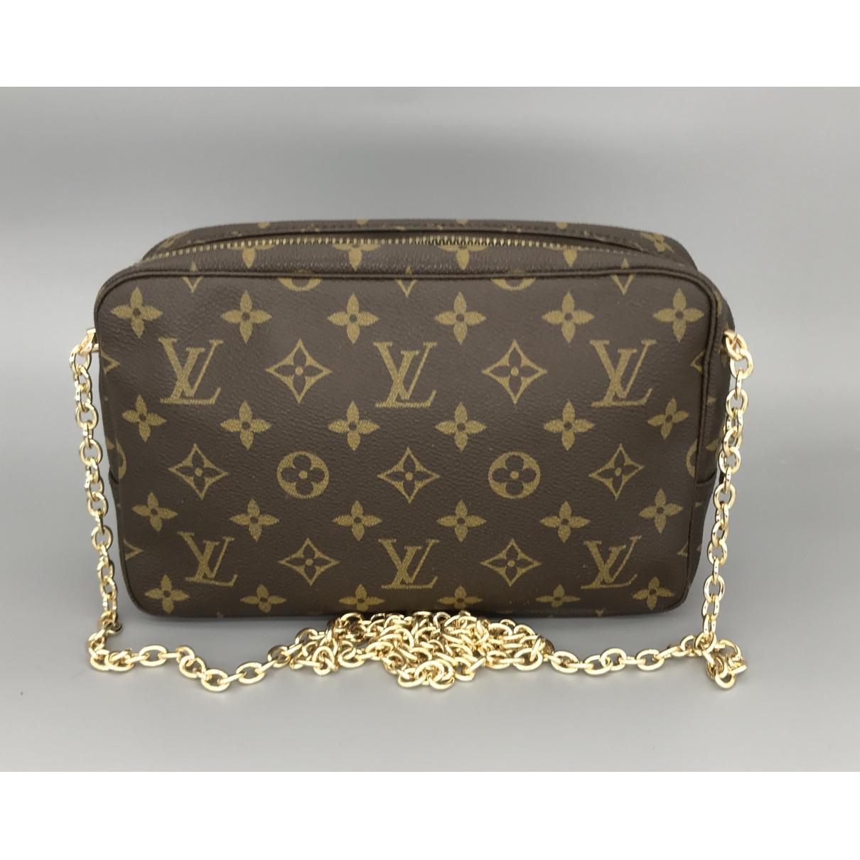 Pochette accessoire cloth crossbody bag Louis Vuitton Brown in Cloth -  32784618