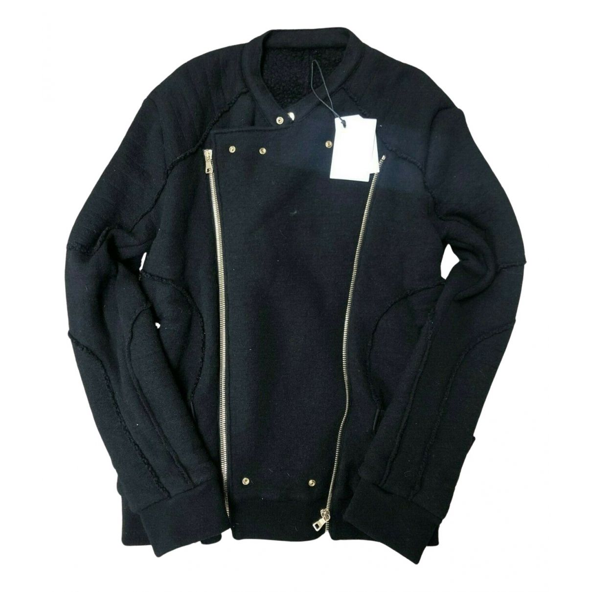 Wool jacket Balmain Black size XL International in Wool - 11316089