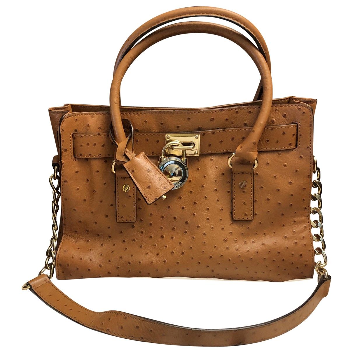Hamilton leather bag Michael Kors Camel in Leather - 11523357