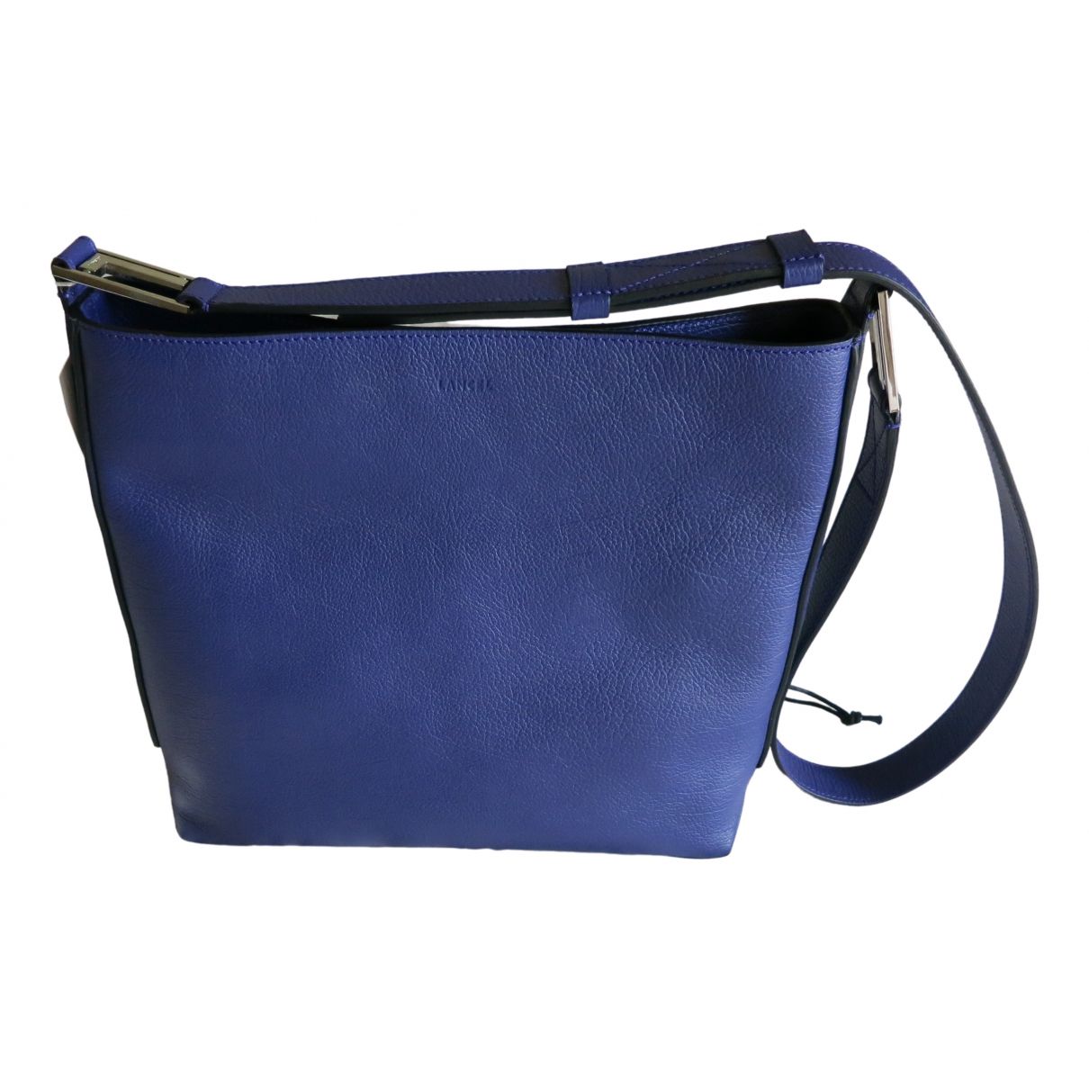 Leather handbag Lancel Purple in Leather - 11545731
