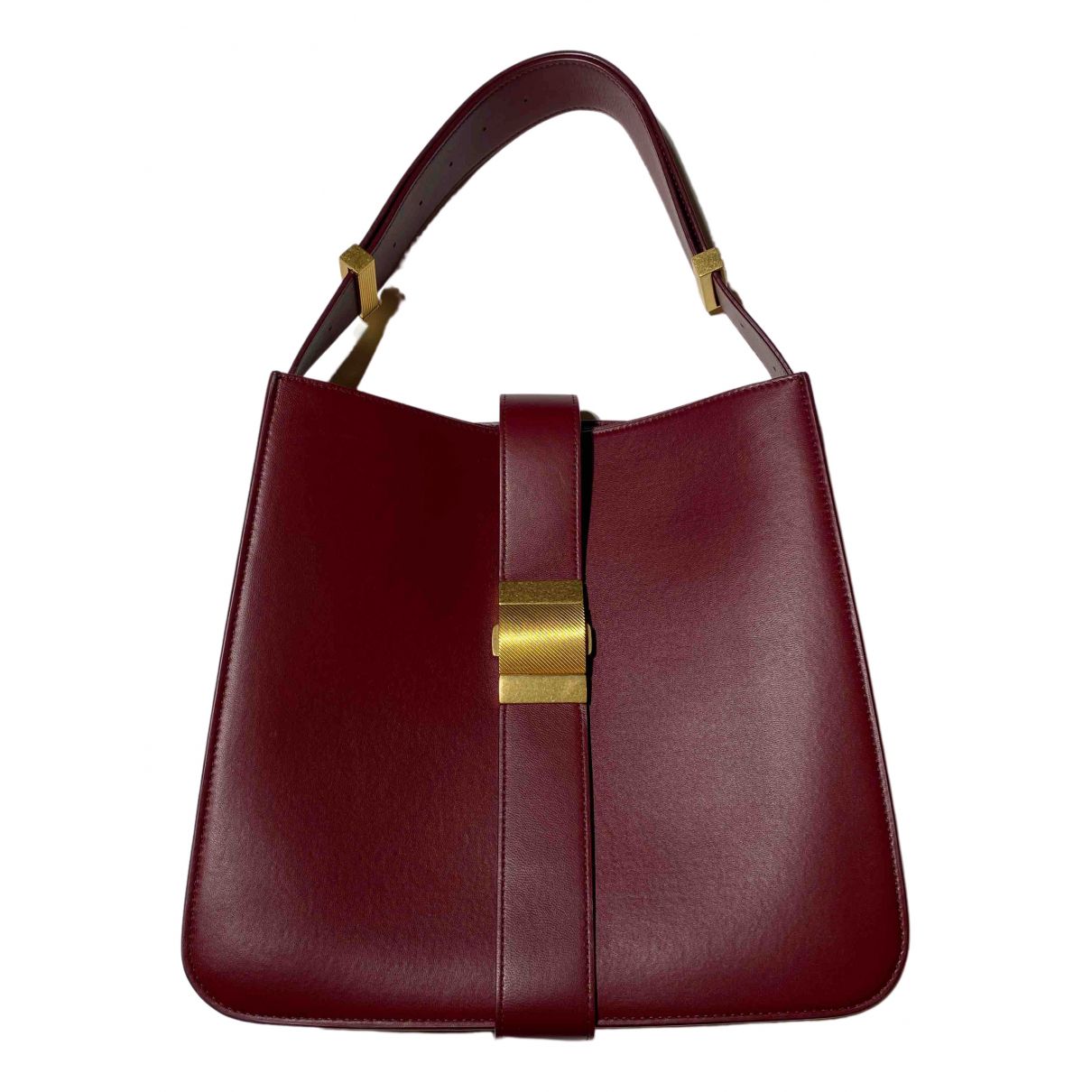 Marie leather handbag Bottega Veneta Burgundy in Leather - 11635427