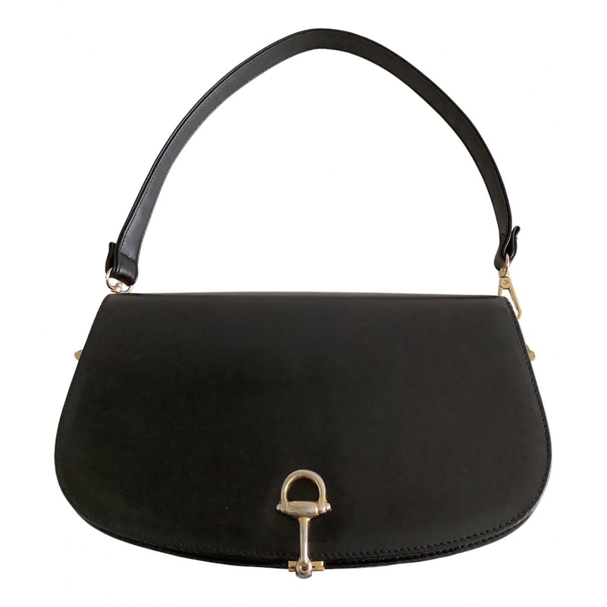 Jackie vintage leather handbag Gucci Black in Leather - 13423209