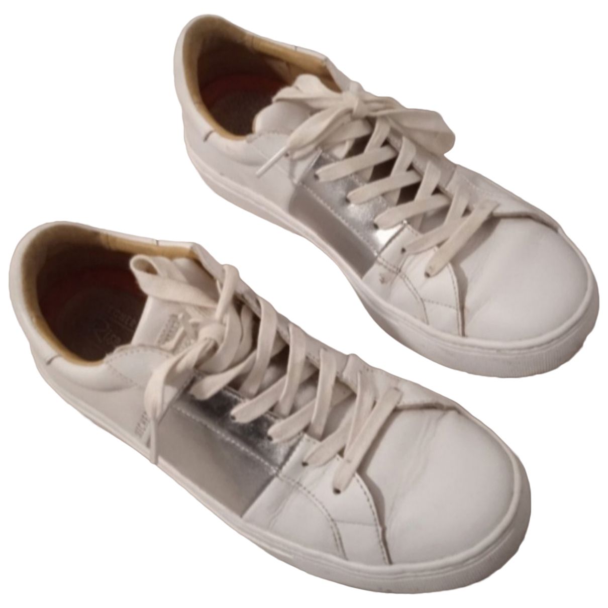 Leather trainers SKECHERS White size 38 EU in Leather - 13468308