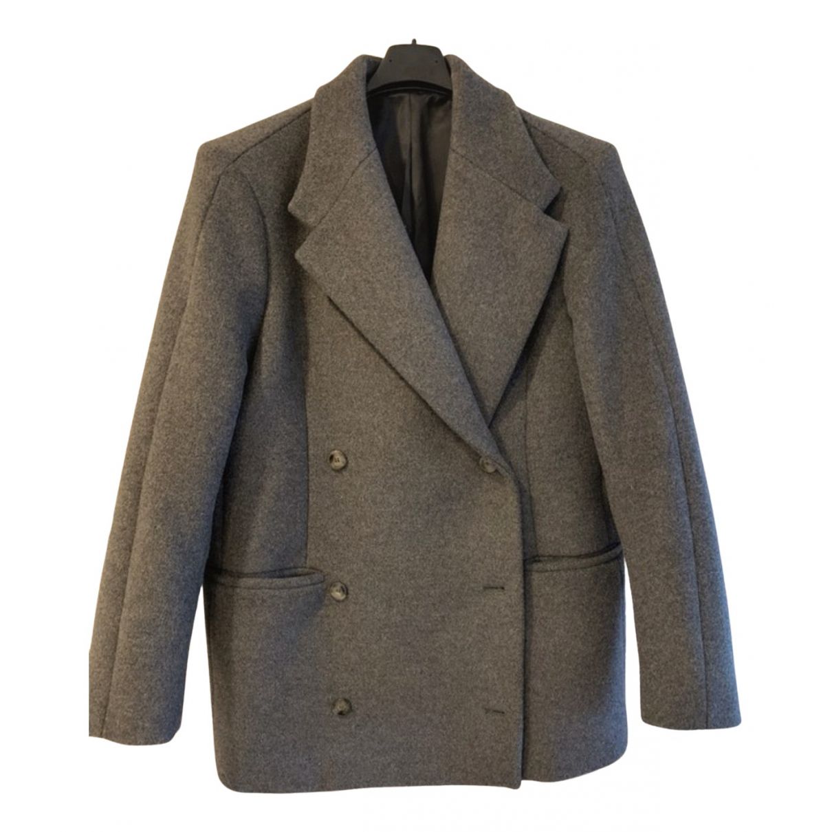 Wool jacket Totême Grey size S International in Wool - 13798266