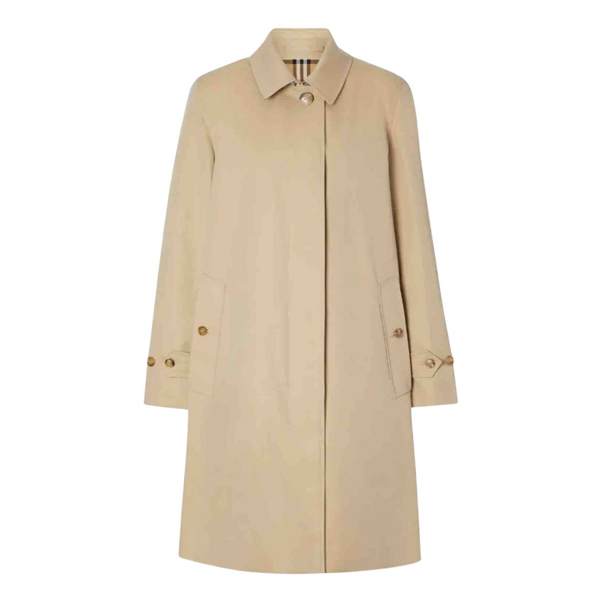 Coat Burberry Beige size 40 IT in Cotton - 15334800