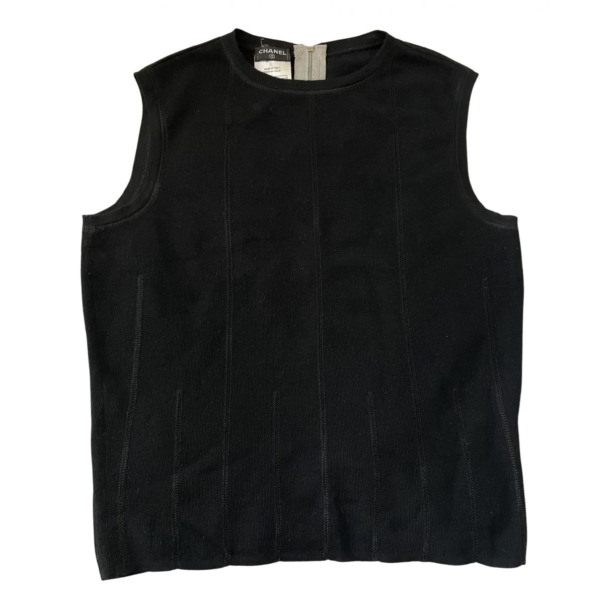 Cashmere vest Chanel Black size 40 IT in Cashmere - 15653817