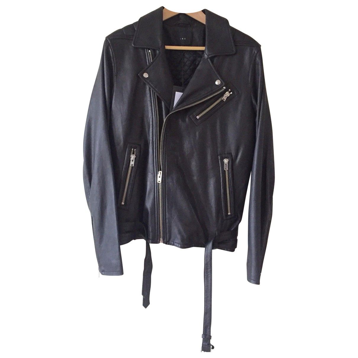 Leather jacket Iro Black size L International in Leather - 3618828