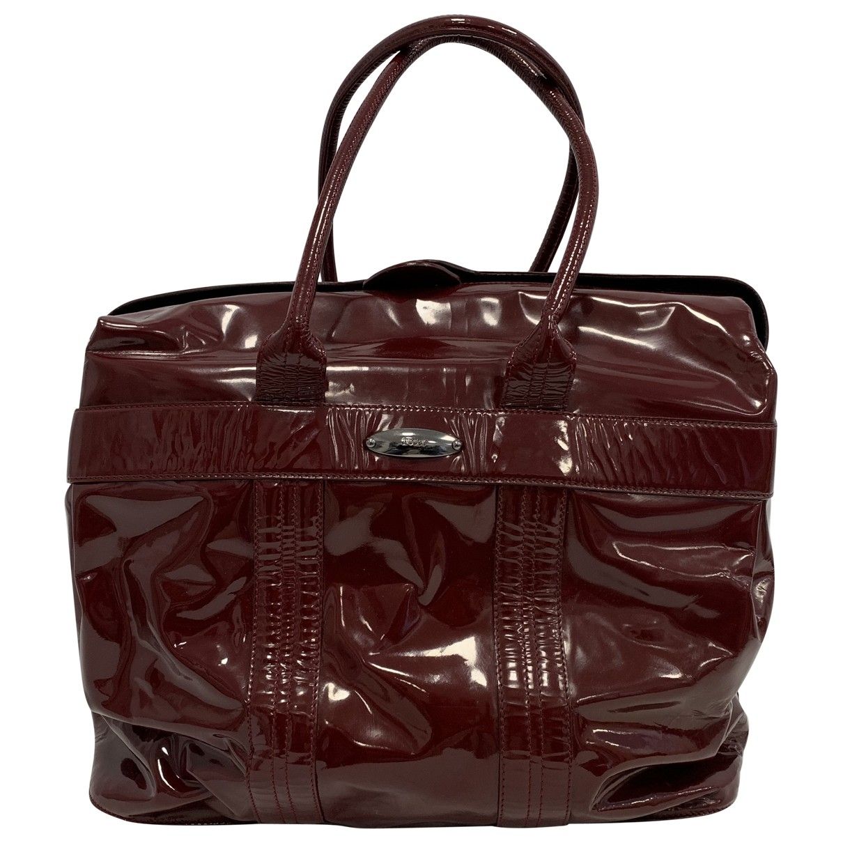 Patent leather 48h bag Emilio Pucci Burgundy in Patent leather - 7274572