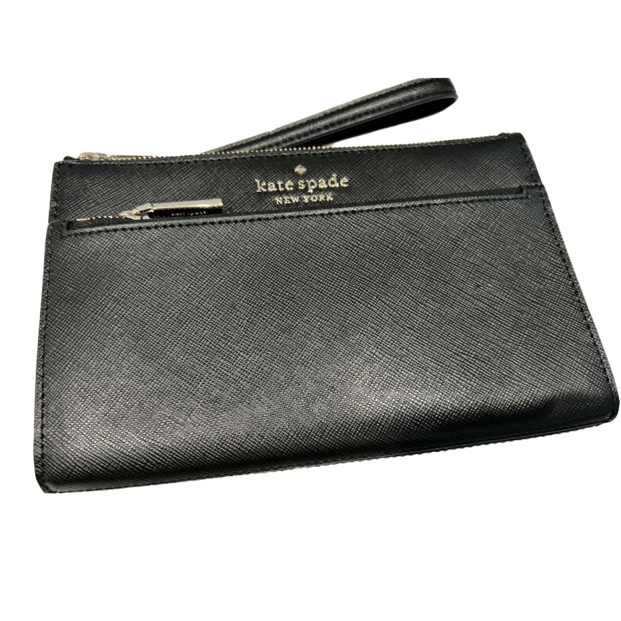 Leather clutch bag Kate Spade Black in Leather - 25355538