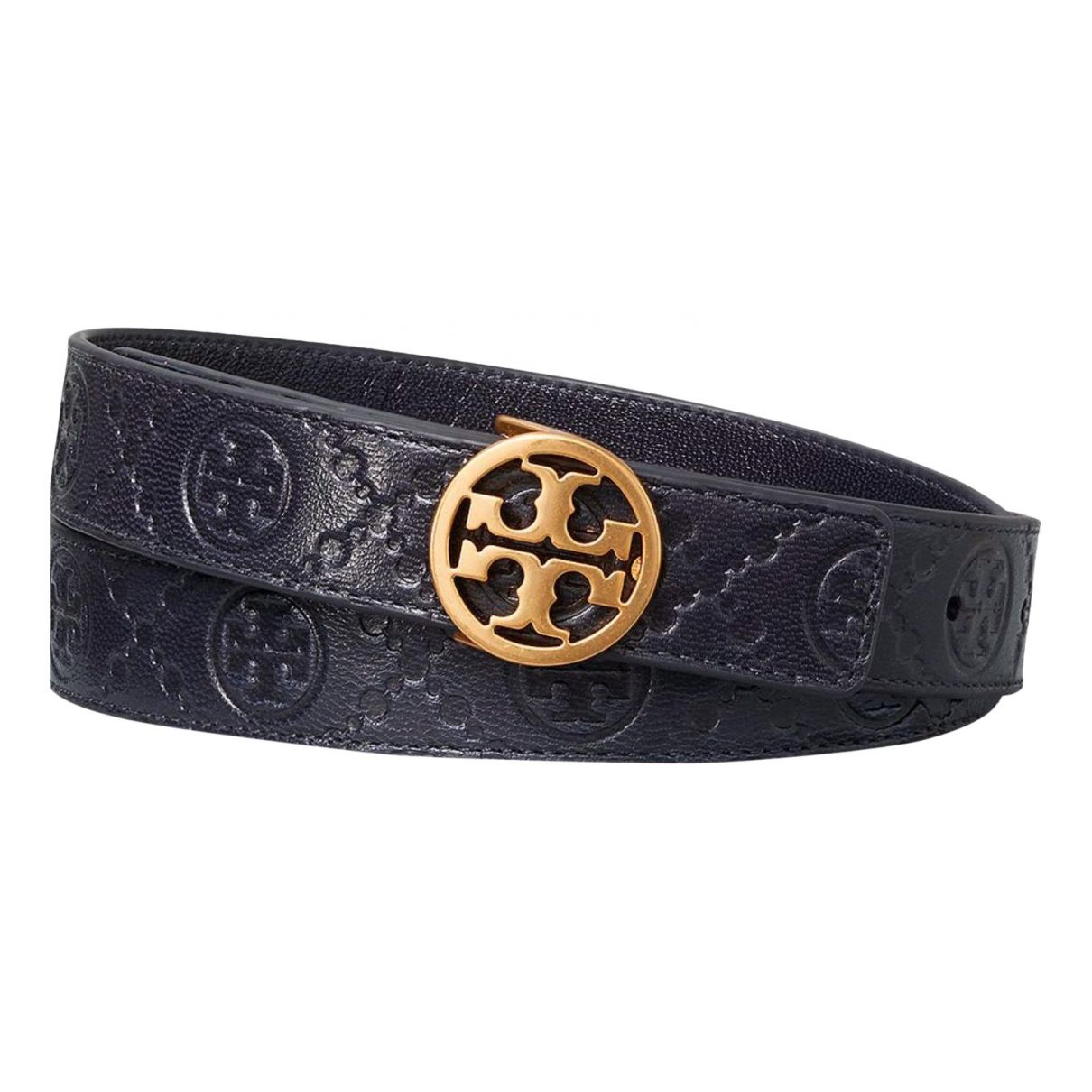Leather belt Tory Burch Black size Not specified International in Leather -  24976687