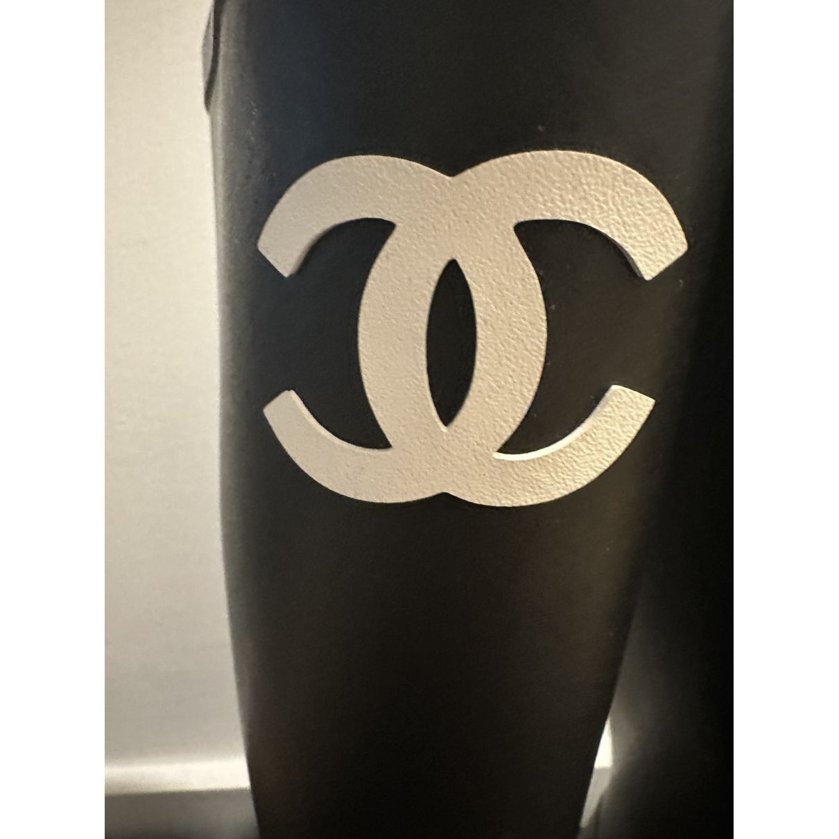 Wellington boots Chanel Black size 38 EU in Rubber - 31764648