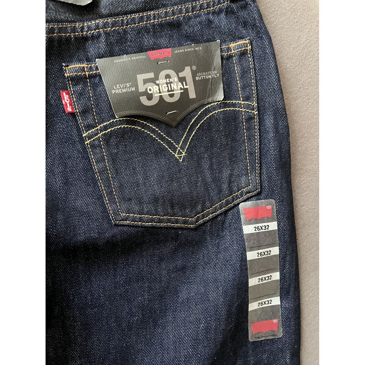 501 straight jeans Levi's Blue size 29 US in Denim - Jeans - 29859435