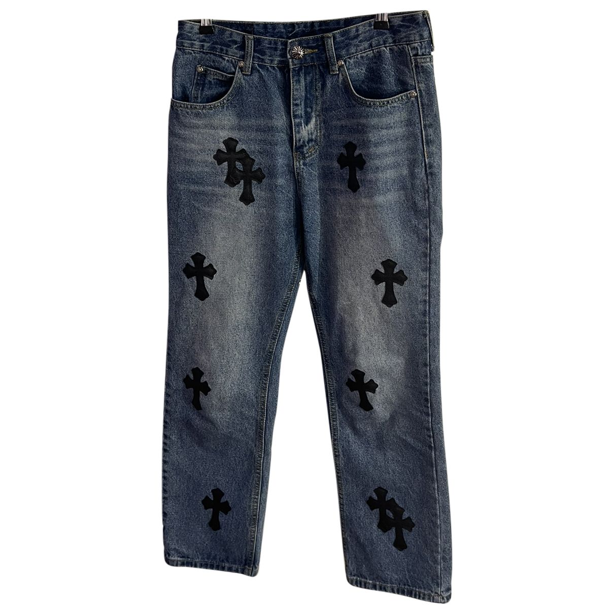 Boyfriend jeans Chrome Hearts Blue size 30 US in Denim - Jeans - 23041878