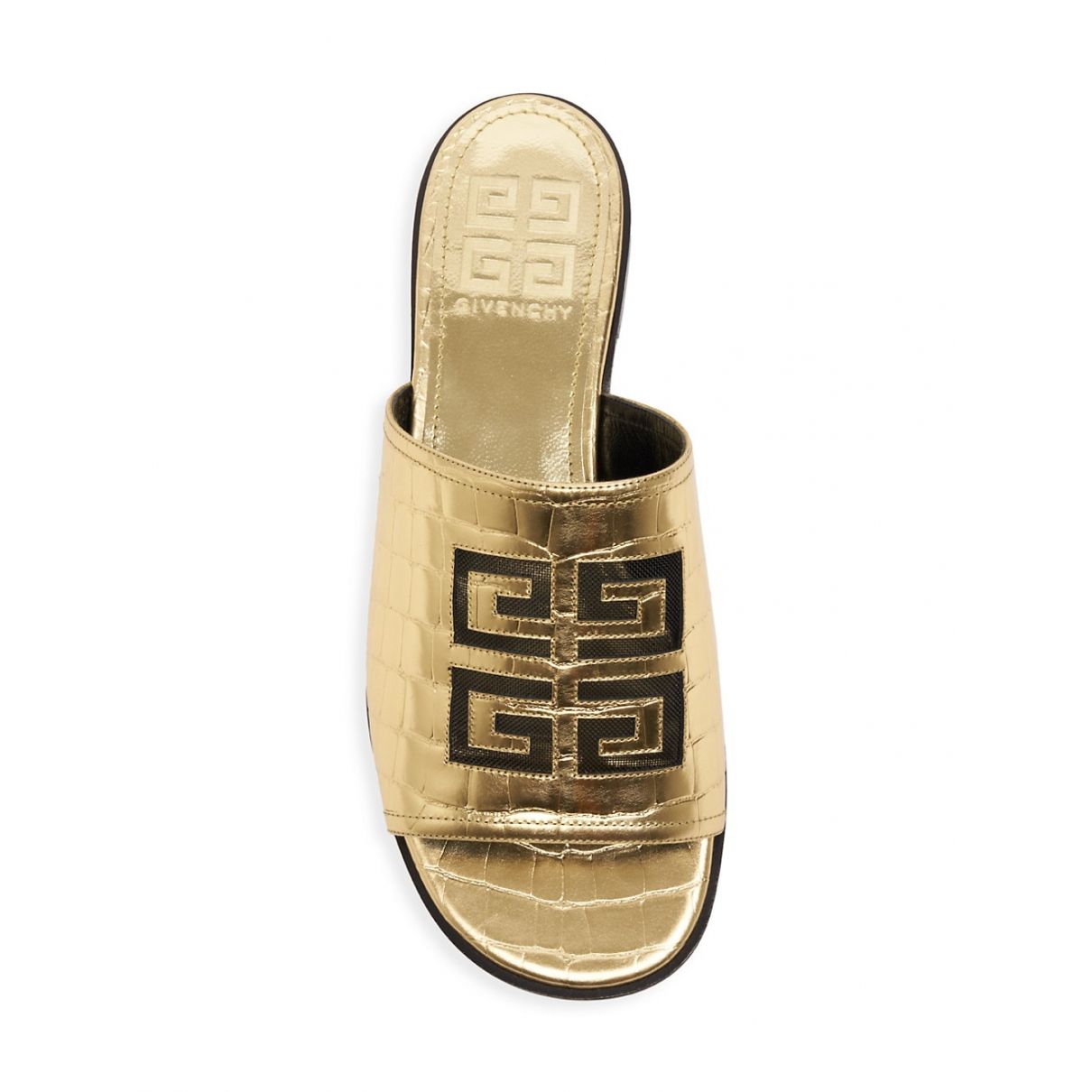 Leather sandals Givenchy Gold size  EU in Leather - 26050556
