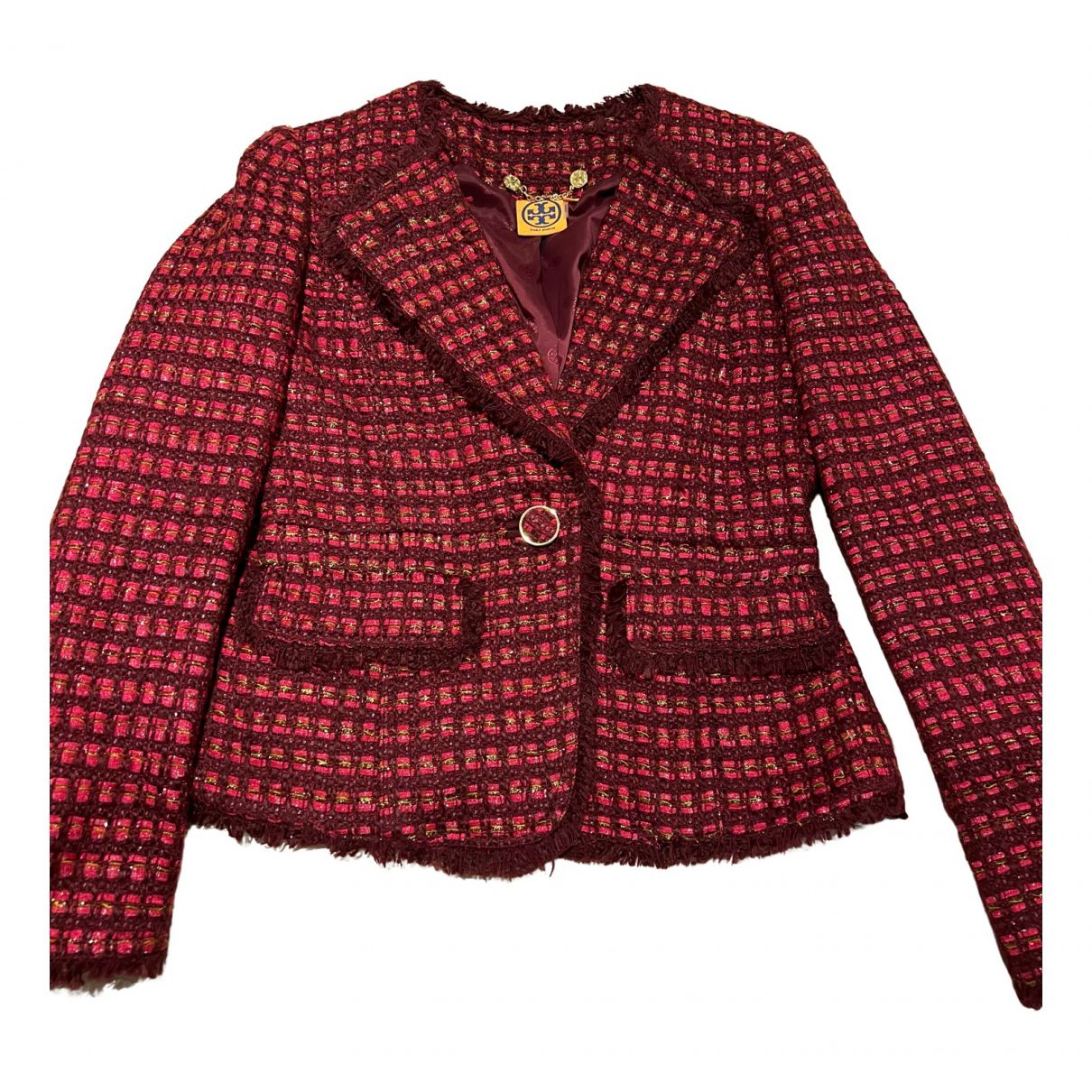 Blazer Tory Burch Red size 4 UK in Polyester - 19738133