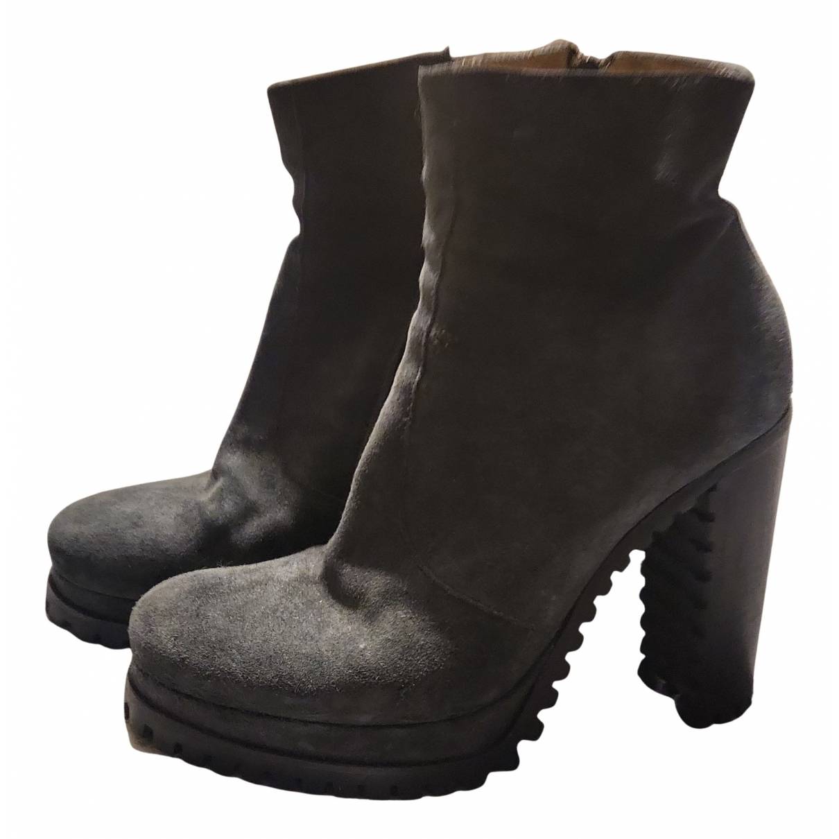 Pony-style calfskin ankle boots Free Lance