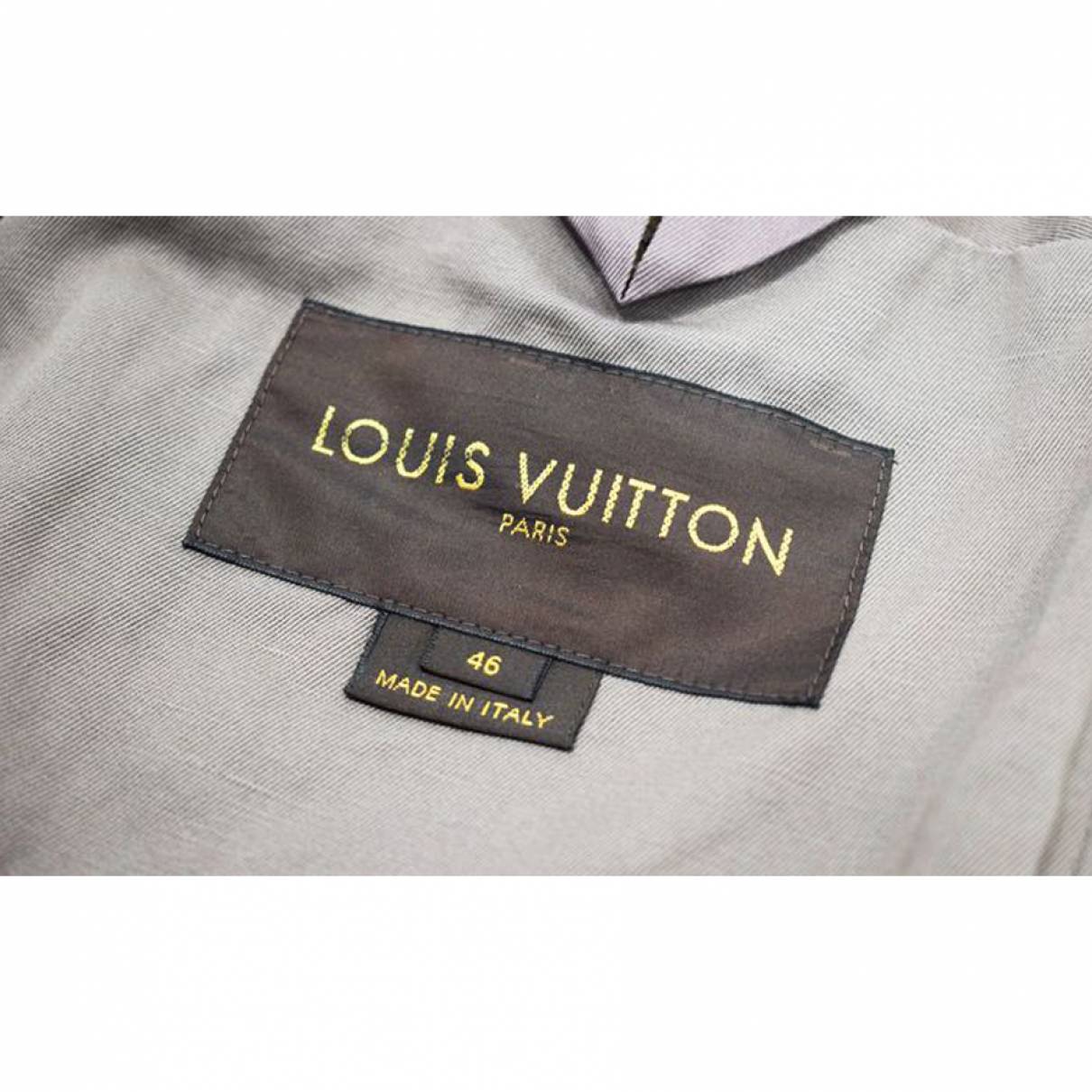 LOUIS VUITTON Paris: Small beige cotton jacket, notched …