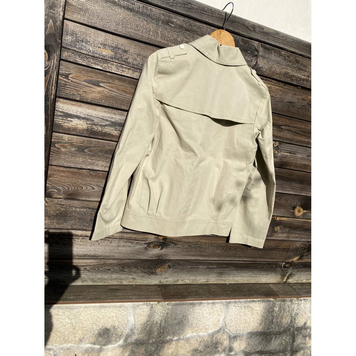 Jacket Louis Vuitton Khaki size 38 FR in Polyester - 32399774