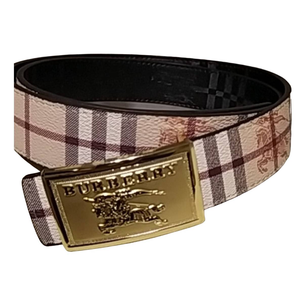 Burberry, Accessories, Mens Burberry Horse Check Leather Belt