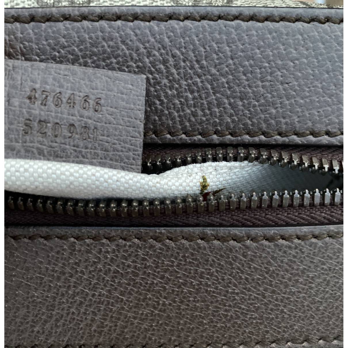GUCCI Bag GG Supreme Monogram Web Neo Vintage Beige New Acero Crop  Crossbody Preowned Leather ref.674063 - Joli Closet